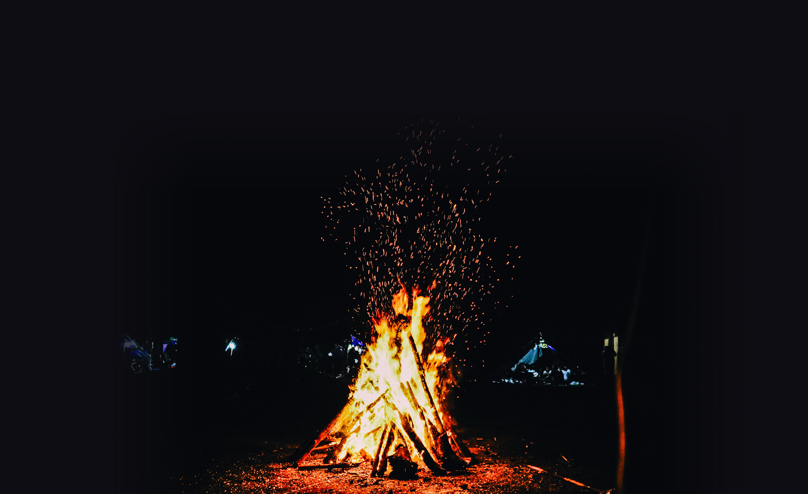 焚き火体験/GLAMPINGの背景画像